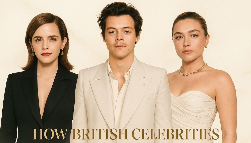 Emma Watson, Harry Styles, and Florence Pugh represent the new face of British luxury in 2025, blending elegance with ethics