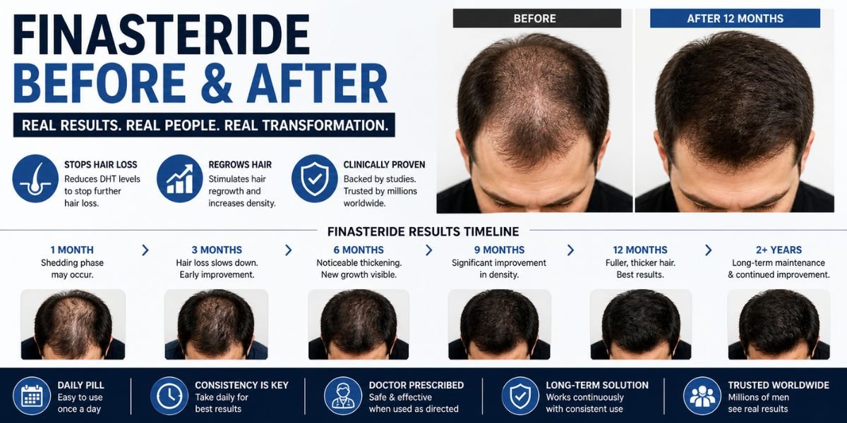 Finasteride Before and After